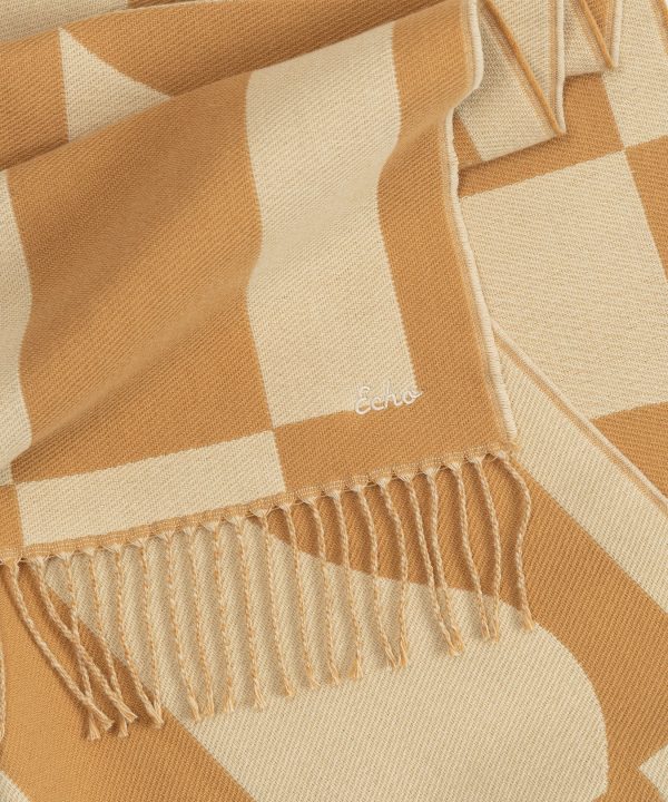 Geo Double Face Jacquard Scarf - Image 4