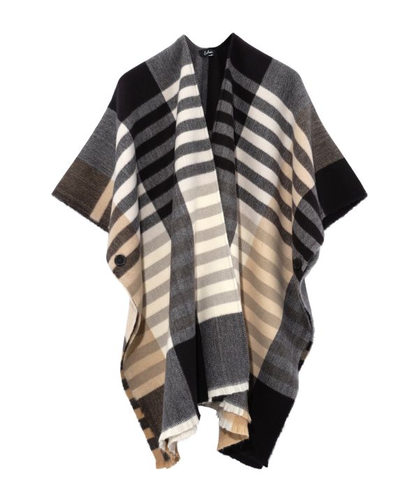 Gramercy Plaid Ruana