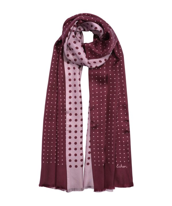 Tubular Silk Dot Scarf - Image 7