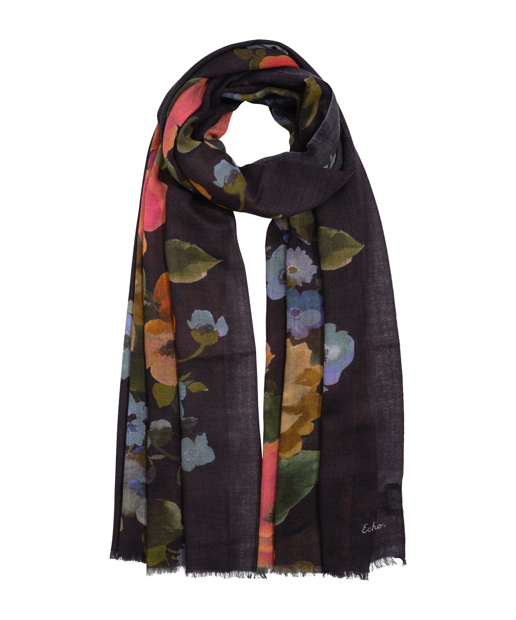 Painted Floral Wrap - Image 6