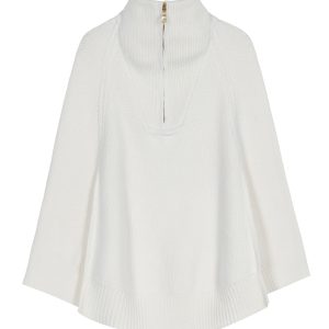 Texture Knit Poncho