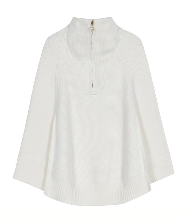 Texture Knit Poncho