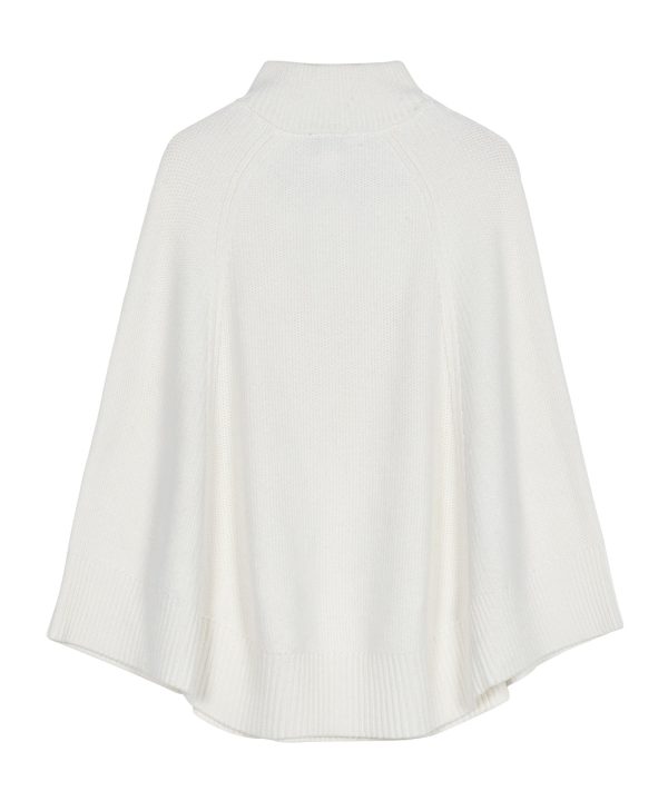 Texture Knit Poncho - Image 3
