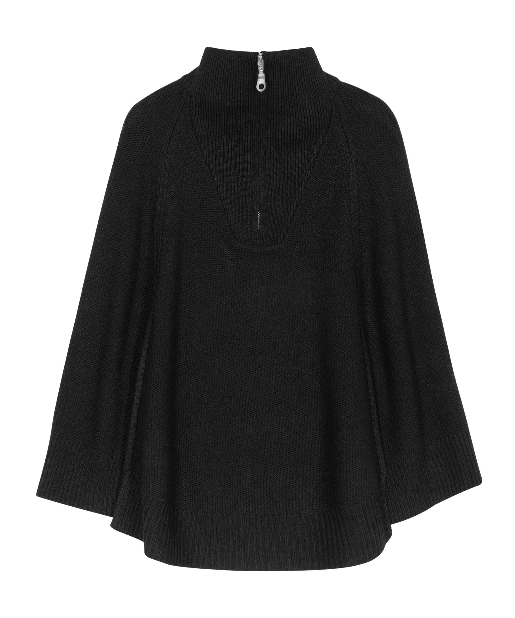 Texture Knit Poncho - Image 7