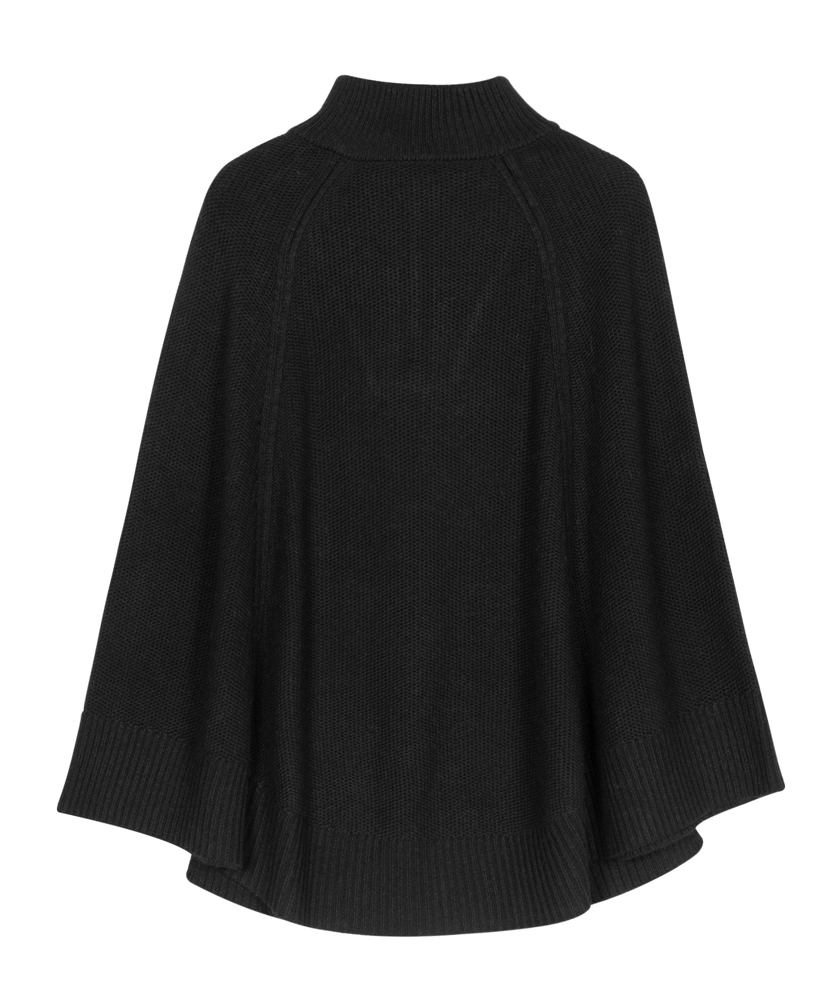 Texture Knit Poncho - Image 9