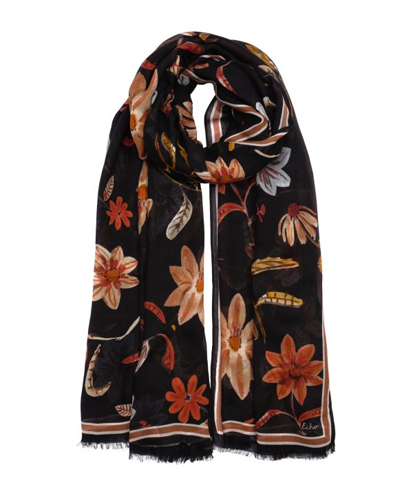 Autumn Floral Wrap